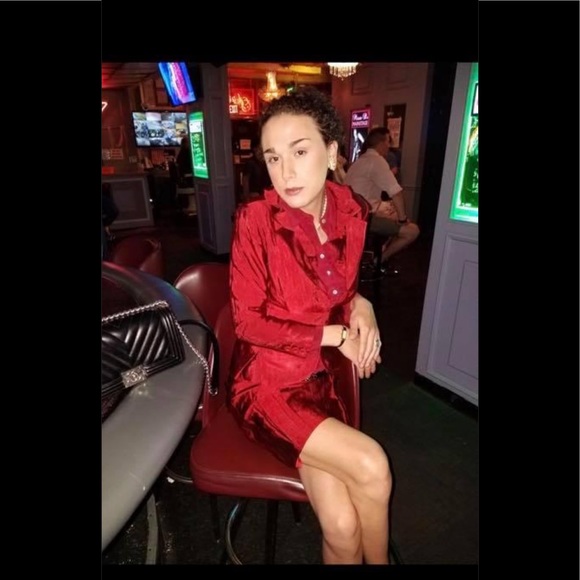Moschino Red and black Jacket and Dress - Picture 1 of 3